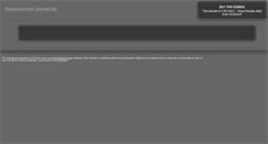 Desktop Screenshot of fitnesscenter-planet.de